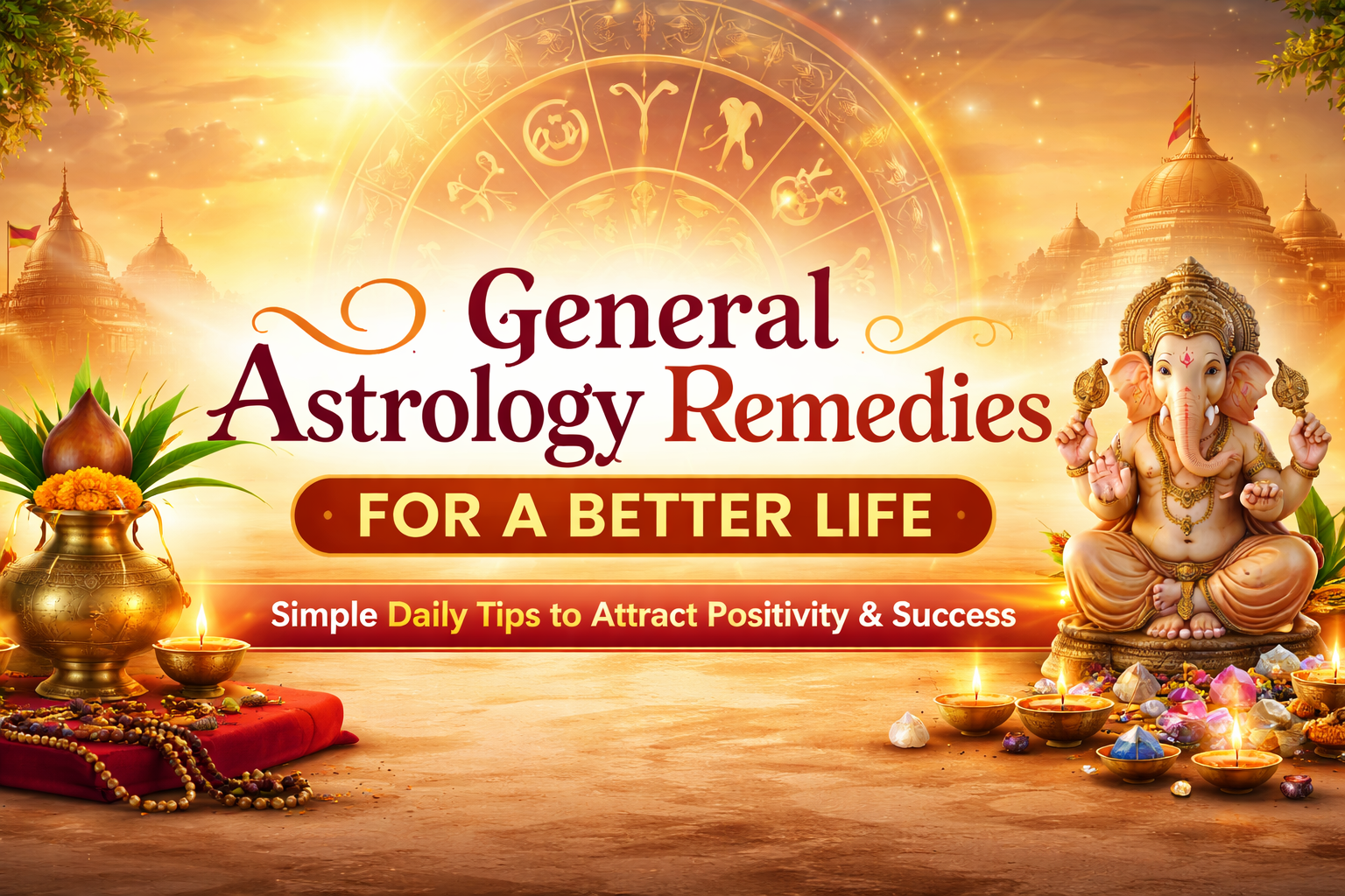 General Astrology Remedies for a Better Life